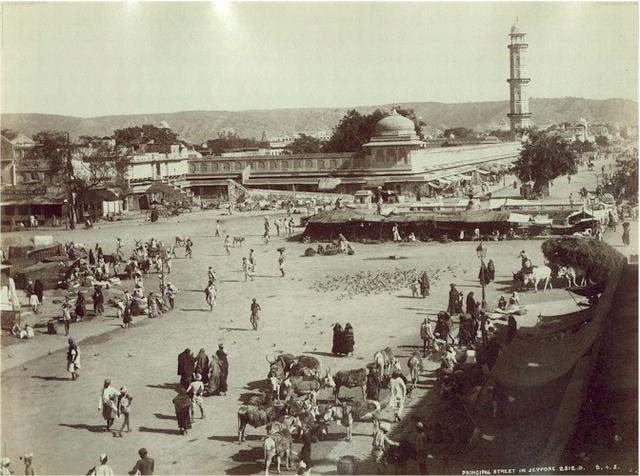 Jaipur,_Principal_Street,_c._1875